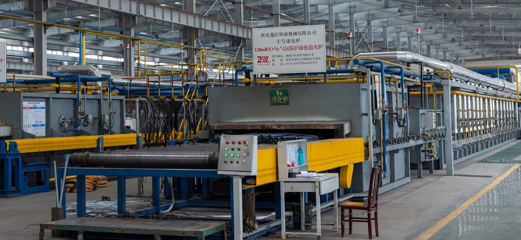 Protective atmosphere spheroidizing furnace for G15Cr, 51200, SKF3L/SKF3 and 100Cr6 bearing steel pipes